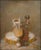 Entertainment by Vachagan Narazyan | Oil on canvas Still life with a drum and a figure. For Sale