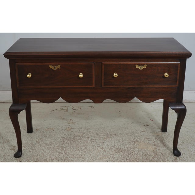 Age: C.1972 Details: Finish no.29 Jamestown Colony Buffet Quality Construction Queen Anne Legs & Pad Feet Traditional...