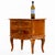 1900-1909 Louis XV Style Marquetry Mahogany Two Drawer Chest For Sale - Image 4 of 8