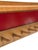 Wood Art Deco Modernist Wall Coat Rack in Oak and Lacquer by Jan Brunott, 1920s For Sale - Image 7 of 12