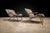 Carlo Hauner Pair of Armchairs Gray Fabric, Rosewood, & Metal, Carlo Hauner, 1950s - Lot 184 For Sale - Image 4 of 14