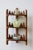 Vintage Sawtooth Edge Tiered Corner Shelf, Circa 1950s-60s. Three-tiered, handmade pine corner shelf with exaggerated...