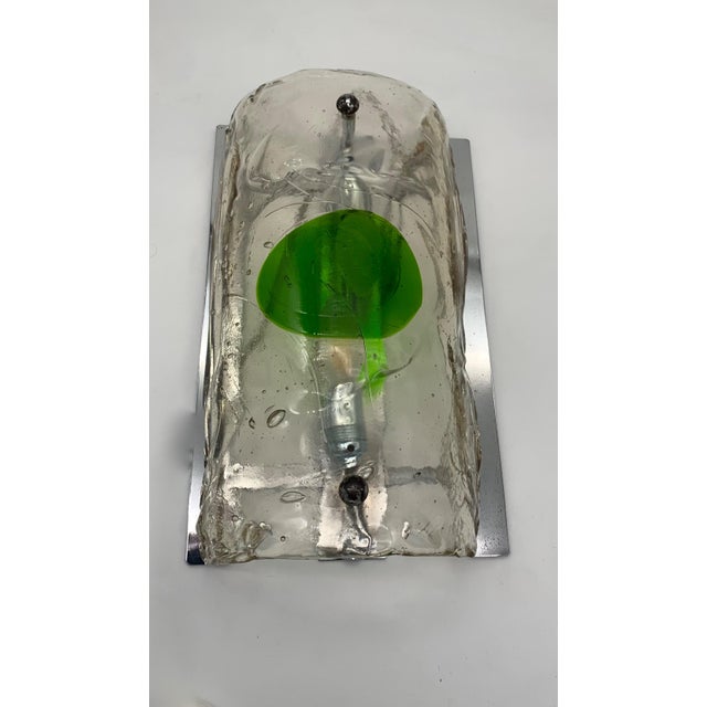 1970s Wall Lamp attributed to A.V. Mazzega, 1970s For Sale - Image 5 of 5