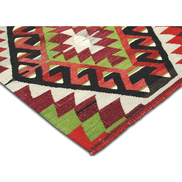 Traditional 1950s Turkish Kilim Rug For Sale - Image 3 of 6
