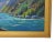 Blue Silvio Silvestri, Listed Artist Minarets Mammoth Lake California Oil Painting Including the Antiqued Gold Wood Frame For Sale - Image 8 of 12