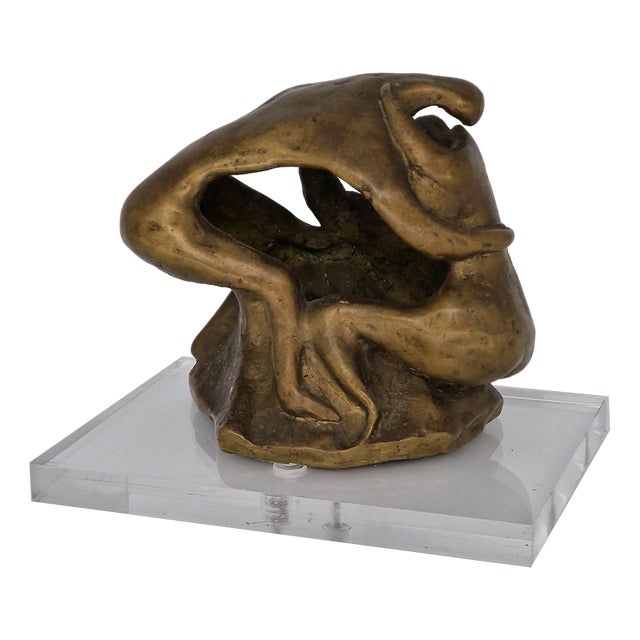 Turcato, Sculpture, 1972, Bronze For Sale