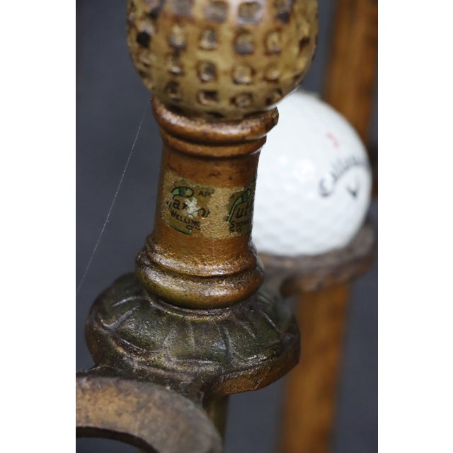 Wellington Stone Parlor Putter Golf Smoking Stand For Sale - Image 10 of 17