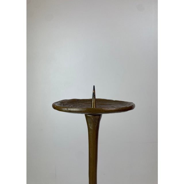 Brutalist Floor Candleholder by Michael Harjes, Germany, 1960 For Sale - Image 6 of 15