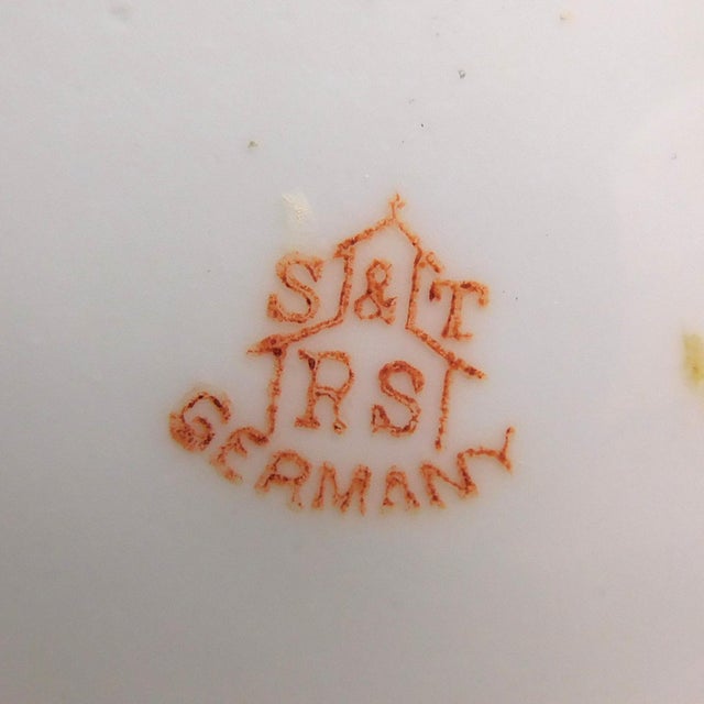 1930s White and Teal Reinhold Schlegelmilch (Rs Prussia) Chocolate Pot # 26879 For Sale - Image 10 of 10