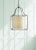 Transitional Chapman & Myers for Visual Comfort Signature Gustavian Lantern in Aged Iron with Natural Paper Shade For Sale - Image 3 of 3