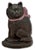 Very Rare Antique Cast Iron Angora Cat on Pillow Doorstop by Connecticut Foundry - Signed & Dated 1929 For Sale - Image 4 of 12