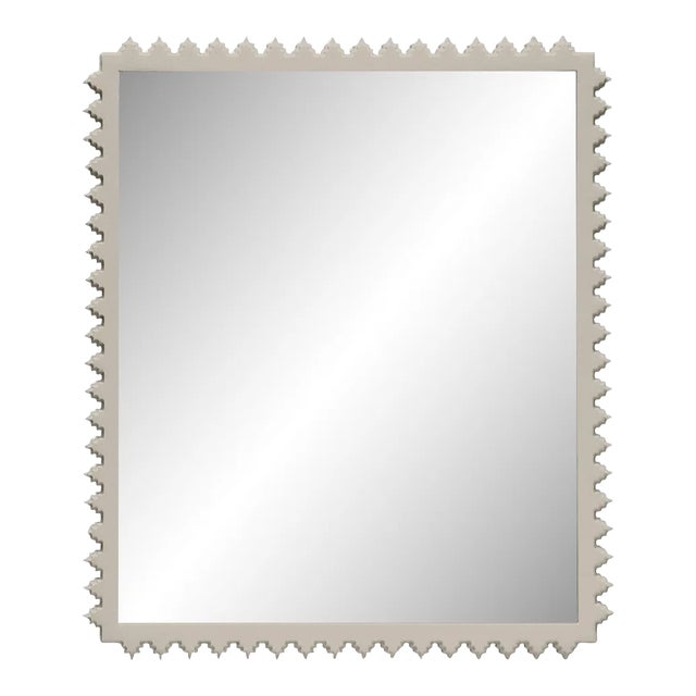 Fleur Home Carnival Muses Rectangle Mirror in Useful Gray, 36x47.5 For Sale
