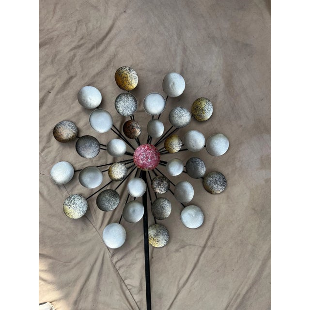 Mid 20th Century Mid-Century Whirligig Spinning Garden Ornament For Sale - Image 5 of 10