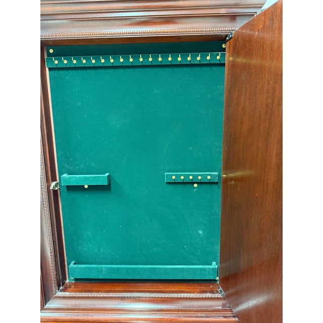 Brown Thomasville Mahogany Chippendale Style Tri-Fold Dresser Mirror For Sale - Image 8 of 11