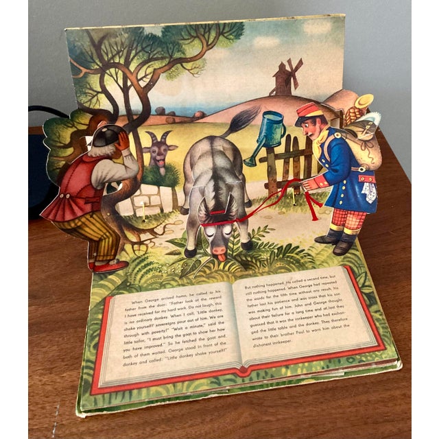 Antique Children’s Pop-Up Book “Table Lay Yourself” For Sale - Image 4 of 10