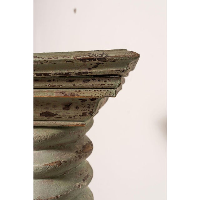 Antique French Barley Twist Display Pedestal For Sale - Image 9 of 13