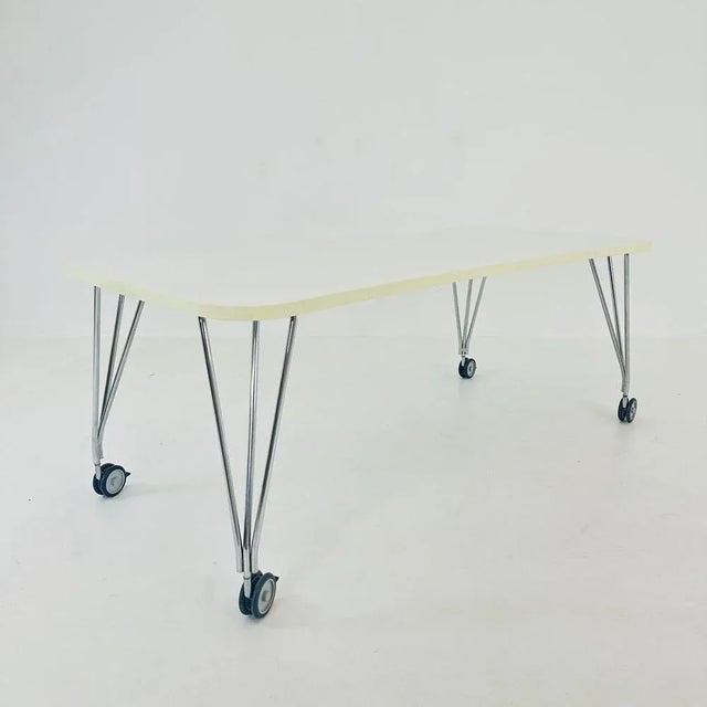 Metal Max White Desk by Ferruccio Laviani for Kartell, 1990s For Sale - Image 7 of 11