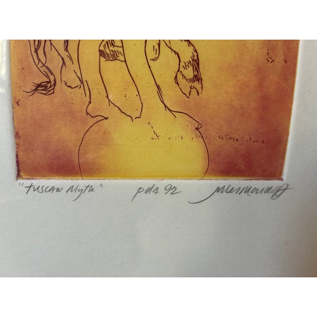 Figurative Framed Print – Jules Maidoff (B. 1933, D. 2025) – “Tuscan Nights” – Signed (1992) For Sale - Image 3 of 4