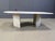 White Vintage White Marble Coffee Table, 1970s For Sale - Image 8 of 13