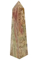 Polished Veined Onyx Obelisk