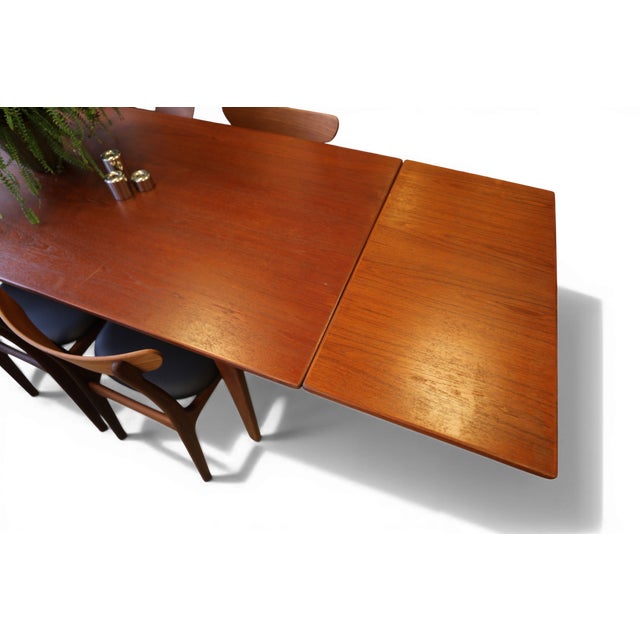 Danish Teak Dining Table with Double Extension, 1960s For Sale - Image 14 of 15