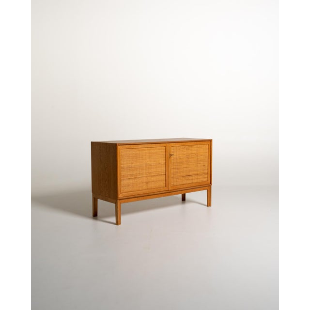 Brown Norrland Sideboard by Alf Svensson for Bjärsta, 1960s For Sale - Image 8 of 8