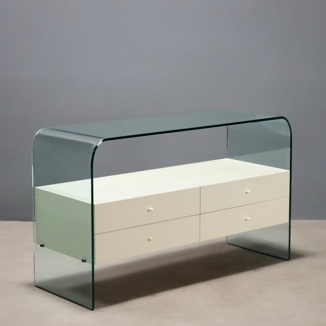 Rialto Chest of Drawers attributed to Vittorio Livi from Fiam For Sale - Image 12 of 12