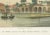 This charming 19th-century hand-colored lithograph titled *de hooge sluis van den buiten-amstel gezien* depicts a scenic...