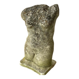 Stone Torso of a Woman, English C 1940 For Sale