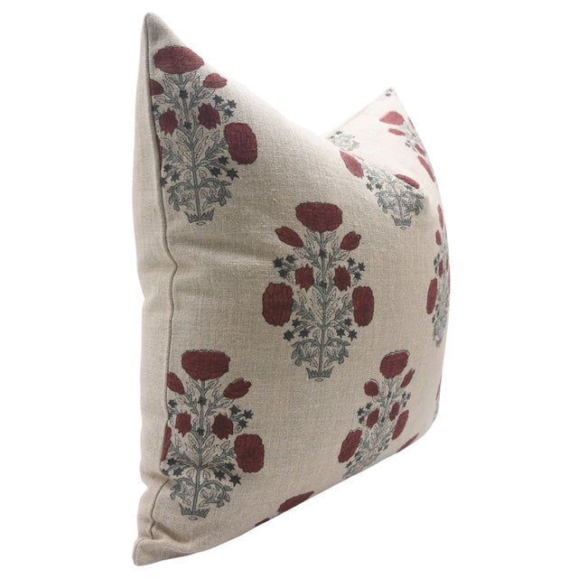Enhance your home with the timeless elegance of Swadesh Hand Block Print Thick Linen pillow covers. Expertly crafted using...