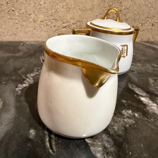 Ceramic Stouffer KMP Creamer Sugar Porcelain For Sale - Image 7 of 17
