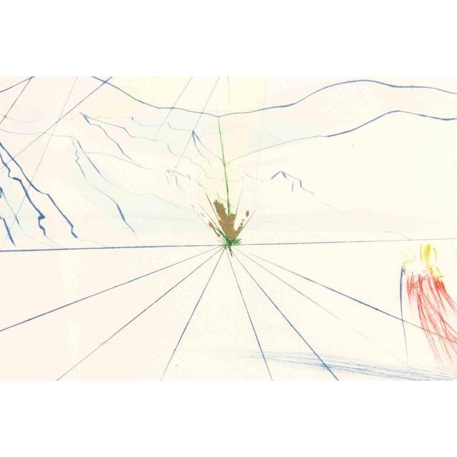 Contemporary After Salvador Dalí, Nude, The Bridegroom Leaps Upon the Mountain, 1971, Etching For Sale - Image 3 of 6