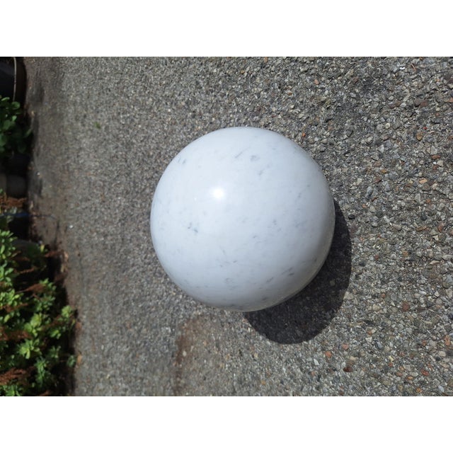 Metafora Coffee Table in White Carrara Marble by Massimo and Lella Vignelli for Casigliani, 1980s For Sale - Image 4 of 18