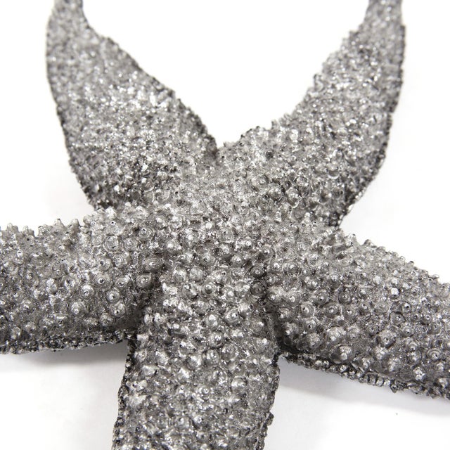Kenneth Ludwig Chicago Deep Pewter Starfish - small For Sale - Image 4 of 7