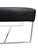 Black Vintage Italian Modern Rectangular Black Vinyl Bench For Sale - Image 8 of 8