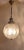 Metal Vintage Ceiling Lamp with Large Relief Glass Ball on Metal Mount, 1970s For Sale - Image 7 of 7
