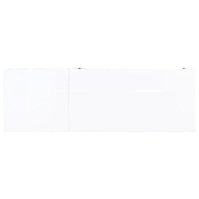 Wood Cam Sunlounger - Gray Brown/White For Sale - Image 7 of 11