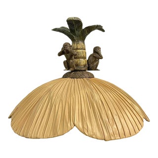 Three Wise Monkeys Tropical Chandelier For Sale