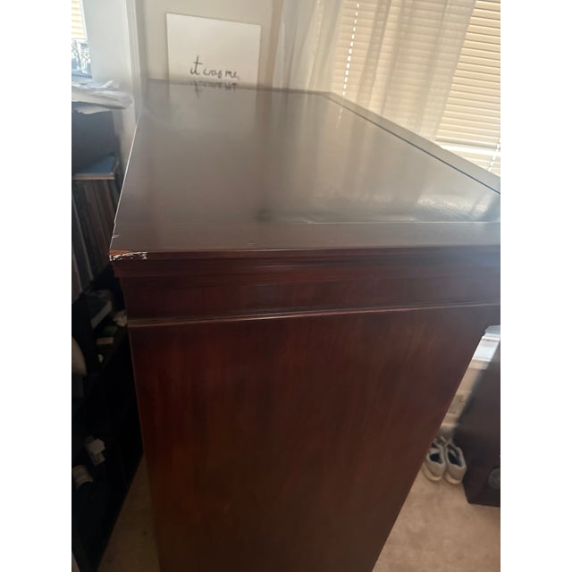 Wood Henkel Harris Mahogany 175/29 High Chest For Sale - Image 7 of 10