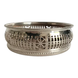 Barker Ellis English Silver Wine Coaster