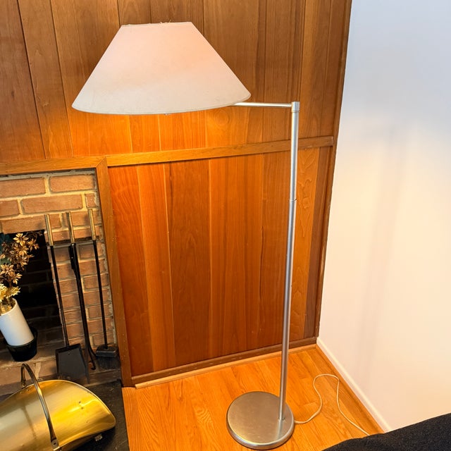 Nessen Studio Nessen Studio Aluminum Swing Arm Floor Lamp For Sale - Image 4 of 4