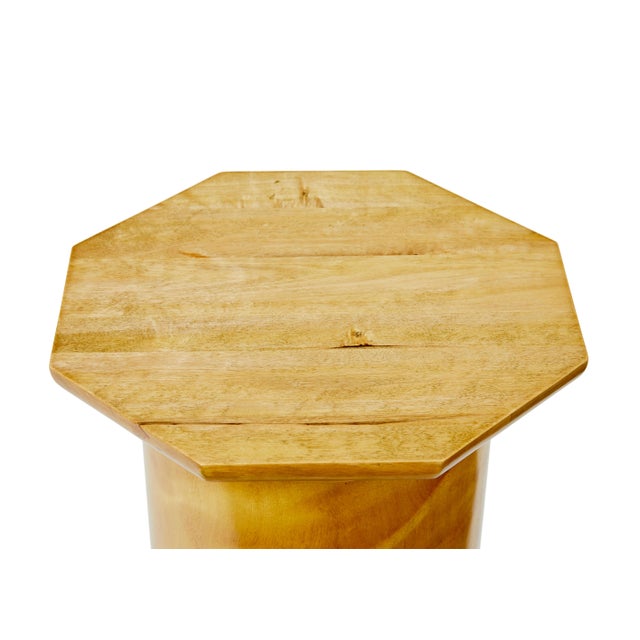 Early 20th Century Empire Revival Swedish Birch Pedestal, 1900s For Sale - Image 4 of 7