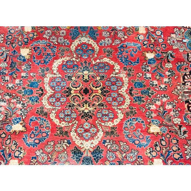 Early 20th Century Persian Sarouk Rug For Sale - Image 9 of 15