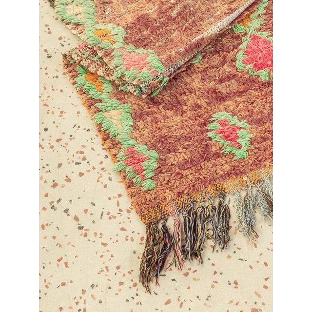 Vintage Boujad Berber Carpet For Sale - Image 9 of 10