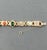 1950s 14k Yellow Gold Slide Charm Omega Gemstone Bracelet Watch For Sale - Image 11 of 16