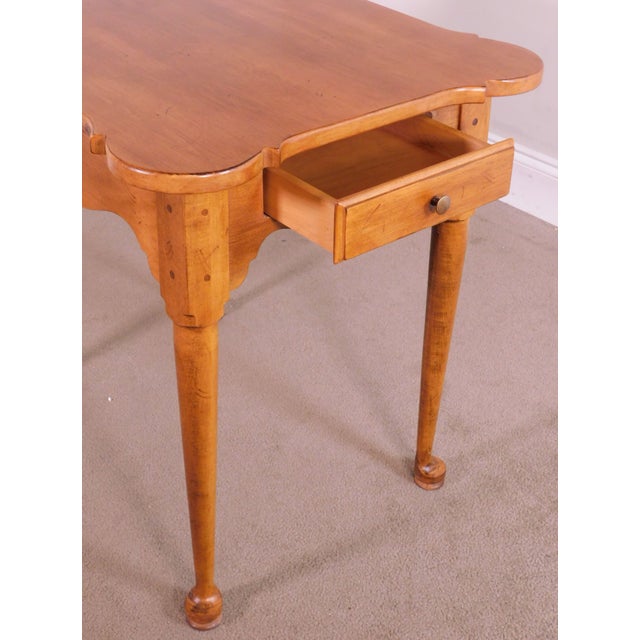 Ethan Allen Circa 1776 Collection Maple One Drawer Side Table Chairish