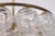 Mid-Century Modern Ceiling Chandelier in Brass and Crystal Snowball, 1960s For Sale - Image 3 of 12