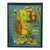 Mid Century Abstract Expressionist Oil Painting by Barbara Dabrowski, “Woman With Birds” For Sale