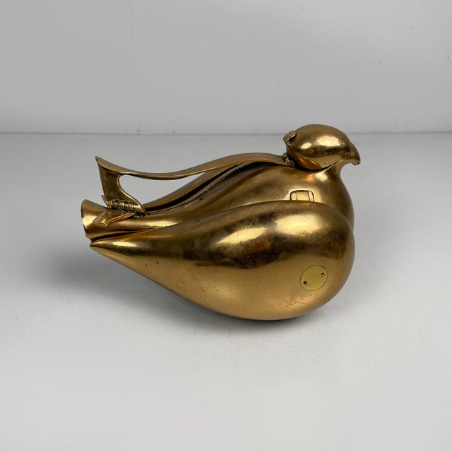 Miguel Berrocal, Spanish Paloma Jet Teapot and Cup Sculpture, 1976, Bronze For Sale - Image 3 of 18