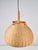 Vintage wicker rattan pine hanging lamp scandinavian '60s japandi This vintage wicker hanging chandelier was made in the...